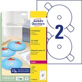 Artikelbild 1 für 50 AVERY Zweckform CD-Etiketten L7760-25 weiß, Artikelnummer 506634