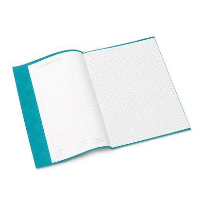 Artikelbild 3 für HERMA Heftumschlag mit Baststruktur türkis Kunststoff DIN A5, Artikelnummer 831927