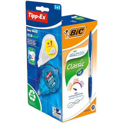 Artikelbild 2 für BIC Kugelschreiber-Set Atlantis Classic blau, Schreibfarbe: blau, 1 Set, Artikelnummer 147688