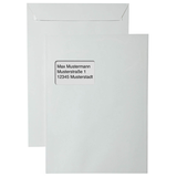 Artikelbild 1 für kaenguruh the world of paper Versandtaschen DIN C4 mit Fenster grau 250 St., Artikelnummer 583429