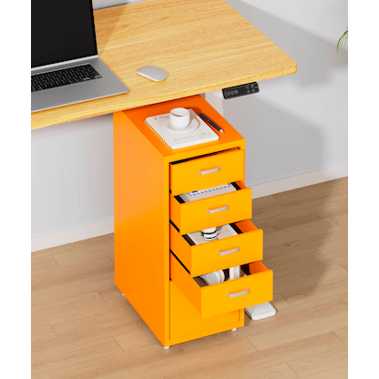 Artikelbild 4 für FlexiSpot Rollcontainer orange 5 Auszüge 28,0 x 41,0 x 69,0 cm, Artikelnummer 656623