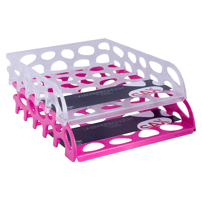 Artikelbild 3 für sax design Briefablage Voronoi pink, Artikelnummer 410485