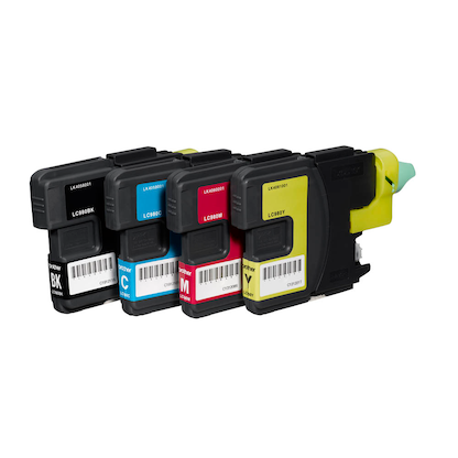 Artikelbild 3 für brother LC-980BK/C/M/Y schwarz, cyan, magenta, gelb Druckerpatronen, 4er-Set, Artikelnummer 439257