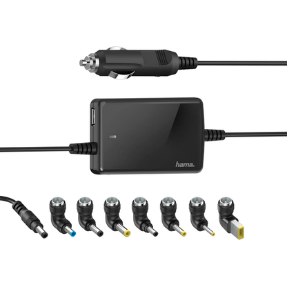 Artikelbild für hama Laptop-Kfz-Netzteil Slim & Light 00200008 70 W, Artikelnummer 428454