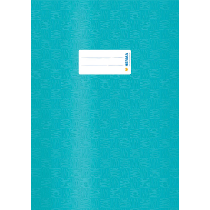 Artikelbild für HERMA Heftumschlag mit Baststruktur türkis Kunststoff DIN A4, Artikelnummer 831814