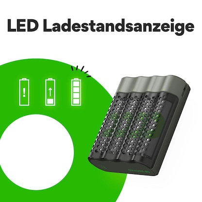 Artikelbild 7 für GP M452U 4-Port Akku-Schnellladegerät inkl. Akkus, Artikelnummer 255446