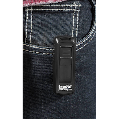 Artikelbild 7 für trodat Textstempel, individualisierbar Pocket Printy 9511 selbstfärbend schwarz ohne Logo, 1 St., Artikelnummer 375867