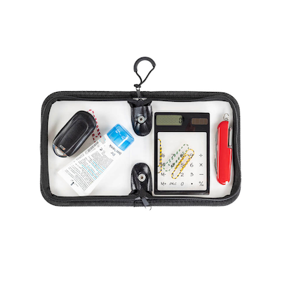 Artikelbild 6 für FolderSys Reißverschlussbeutel Mini transparent/schwarz 0,5 mm, 1 St., Artikelnummer 592564