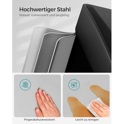 Artikelbild 9 für SONGMICS Mülltrenner 3 x 8,0 l edelstahl, Artikelnummer 291797