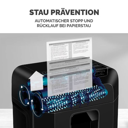 Artikelbild 16 für AKTION: Fellowes AutoMax 90M Aktenvernichter mit Partikelschnitt P-4, 4 x 12 mm, bis 90 Blatt, schwarz, Artikelnummer 165508
