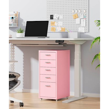 Artikelbild 3 für FlexiSpot Rollcontainer rosa 5 Auszüge 28,0 x 41,0 x 69,0 cm, Artikelnummer 656486