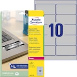 Artikelbild 1 für 200 AVERY Zweckform Typenschildetiketten L6012-20 silber 96,0 x 50,8 mm, Artikelnummer 479402