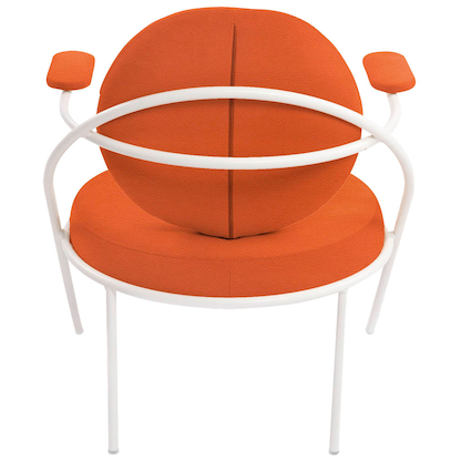 Artikelbild 5 für meet powered by PAPERFLOW Sessel SATURNE rost weiß Kunstleder, 2 St., Artikelnummer 231748