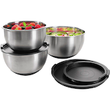 Artikelbild 1 für Genius Schüssel-Set Edelstahl, Set 6-tlg. schwarz, silber, Artikelnummer 363727