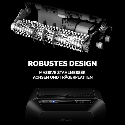 Artikelbild 17 für AKTION: Fellowes AutoMax 90M Aktenvernichter mit Partikelschnitt P-4, 4 x 12 mm, bis 90 Blatt, schwarz, Artikelnummer 165508