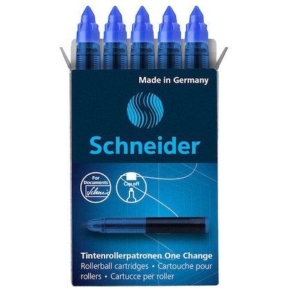 Artikelbild 2 für Schneider One Change Tintenrollerminen blau 0,6 mm 5 St., Artikelnummer 489023