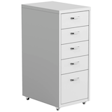 Artikelbild 1 für FlexiSpot Rollcontainer weiß 5 Auszüge 28,0 x 41,0 x 69,0 cm, Artikelnummer 656369