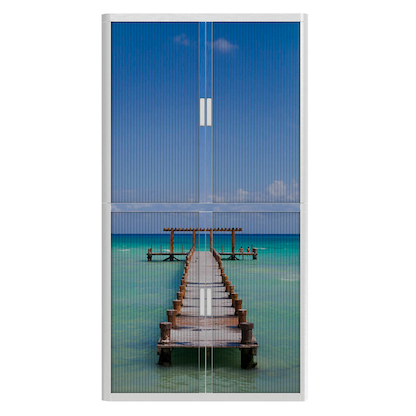 Artikelbild für PAPERFLOW easyOffice Rollladenschrank Urlaub ohne Fachböden 110,0 x 41,5 x 204,0 cm, Artikelnummer 136883