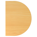 Artikelbild 1 für HAMMERBACHER Anbautisch höhenverstellbar LA 60 buche, silber halbrund 60,0 x 80,0 x 65,5 - 82,5 cm, Artikelnummer 658125