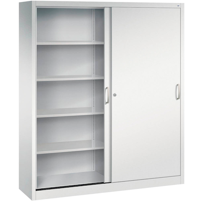 Artikelbild 3 für CP Schiebetürenschrank C 2000 Acurado, 2140-00 S10109 lichtgrau 8 Fachböden 160,0 x 40,0 x 195,0 cm, Artikelnummer 445122