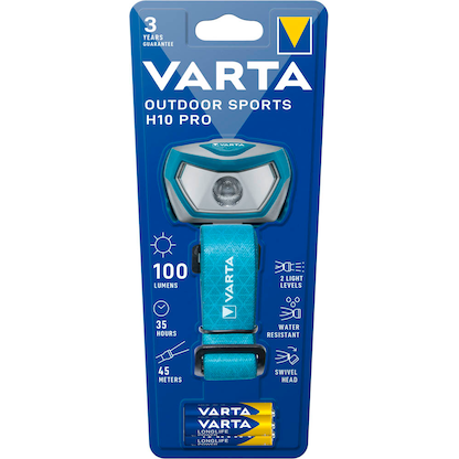Artikelbild 2 für VARTA Outdoor Sports H10 Pro LED Stirnlampe blau, 100 Lumen, Artikelnummer 507337