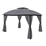 Artikelbild 1 für Garden Pleasure Pavillon KAMA rechteckig, anthrazit, Artikelnummer 897527