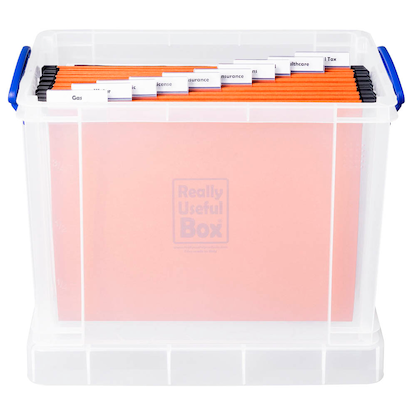 Artikelbild 5 für Really Useful Box Aufbewahrungsbox 19,0 l transparent 39,5 x 25,5 x 29,0 cm, Artikelnummer 253880