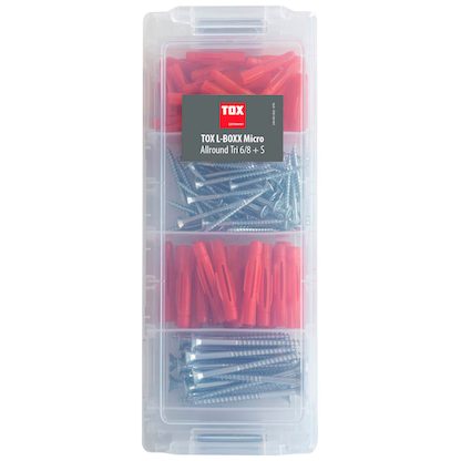 Artikelbild 3 für TOX L-BOXX Micro Allround TRI 6/8 094901802 Dübel- und Schrauben-Sortiment, 140-teilig, Artikelnummer 560787