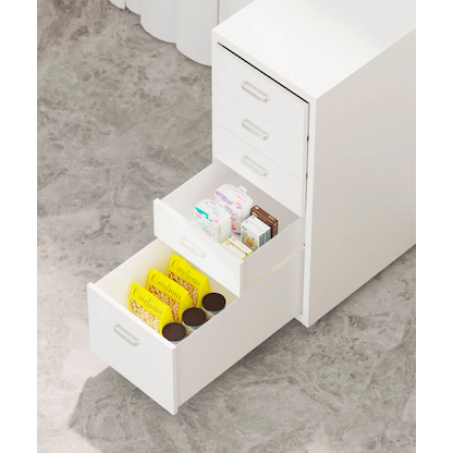 Artikelbild 5 für FlexiSpot Rollcontainer weiß 5 Auszüge 28,0 x 41,0 x 69,0 cm, Artikelnummer 656369