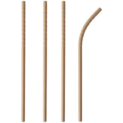 Artikelbild für PAPSTAR Strohhalme pure flexibel braun, Artikelnummer 822087