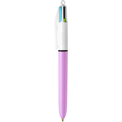 Artikelbild 2 für BIC 4-Farben-Kugelschreiber 4-Colours Fun lila, Schreibfarbe: türkisblau, pink, hellgrün, lila, 1 St., Artikelnummer 147567