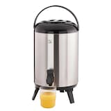 Artikelbild 1 für APS Isolier-Getränkespender schwarz, silber 9,5 l, Artikelnummer 196376