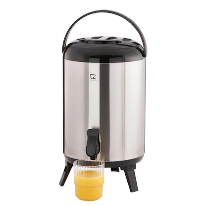 Artikelbild für APS Isolier-Getränkespender schwarz, silber 9,5 l, Artikelnummer 196376