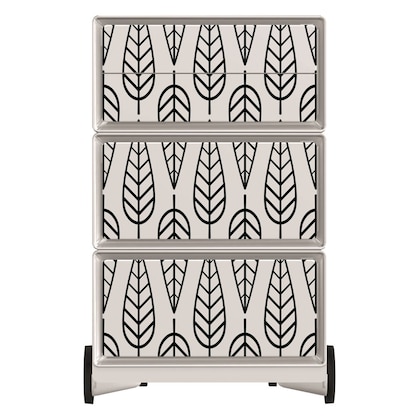 Artikelbild 3 für PAPERFLOW easyBox Black & White Rollcontainer weiß, schwarz 4 Auszüge 39,0 x 43,6 x 64,2 cm, Artikelnummer 215737