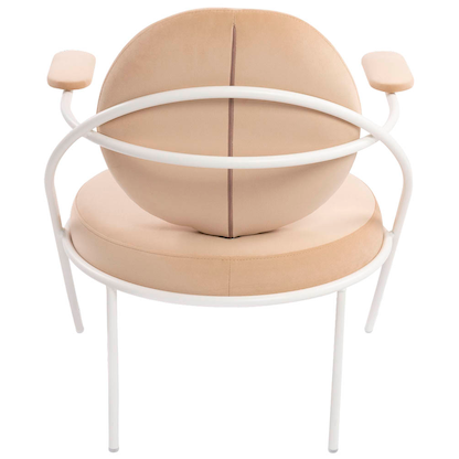 Artikelbild 4 für meet powered by PAPERFLOW Sessel SATURNE elfenbein weiß Stoff, 1 St., Artikelnummer 231698