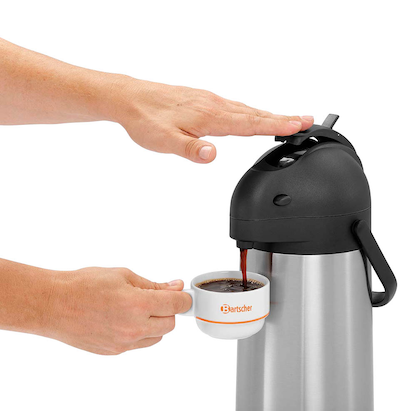 Artikelbild 4 für Bartscher Isolierkanne 1,9L-ST schwarz, silber 1,9 l, Artikelnummer 427557