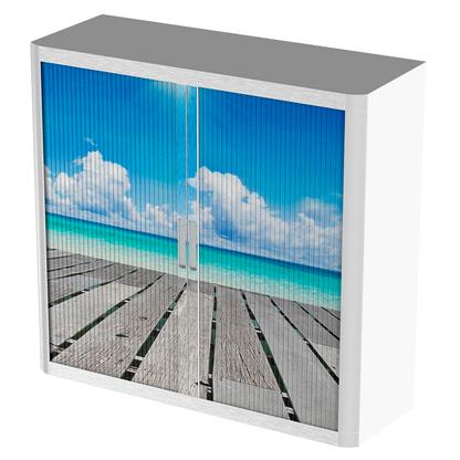 Artikelbild 2 für PAPERFLOW easyOffice Rollladenschrank Urlaub ohne Fachböden 110,0 x 41,5 x 104,0 cm, Artikelnummer 136871