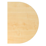 Artikelbild 1 für HAMMERBACHER Anbautisch höhenverstellbar QA60 ahorn, silber halbrund 60,0 x 80,0 x 65,5 - 82,5 cm, Artikelnummer 859525