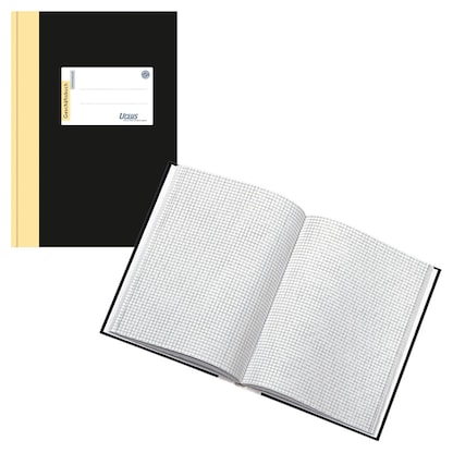 Artikelbild 20 für Ursus Geschäftsbuch DIN A5 kariert, schwarz Hardcover 192 Seiten, Artikelnummer 991133