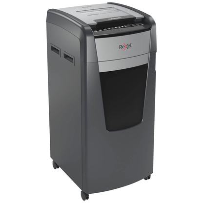 Artikelbild 2 für AKTION: Rexel Optimum AutoFeed+ 600X Aktenvernichter mit Partikelschnitt P-4, 4 x 28 mm, bis 600 Blatt, schwarz mit 120 Euro CashBack, Artikelnummer 429854