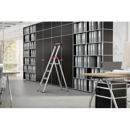 Artikelbild 10 für Hailo Stehleiter einseitig L80 ComfortLine silber 4 Stufen, H: 161,0 cm, Artikelnummer 825897
