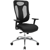 Artikelbild 1 für Topstar Bürostuhl Net Pro 100, NN19T T200 Stoff schwarz, Gestell alu, Artikelnummer 615254