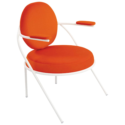 Artikelbild 14 für meet powered by PAPERFLOW Sessel SATURNE rost weiß Stoff, 1 St., Artikelnummer 231919