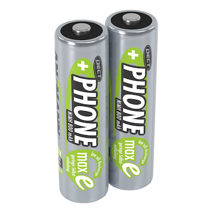 Artikelbild 3 für 2 ANSMANN Akkus DECT Mignon AA 800 mAh, Artikelnummer 224687