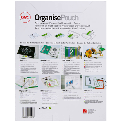 Artikelbild 11 für 100 GBC Laminierfolien glänzend für A4 75 micron Universal-Lochung, Artikelnummer 492193