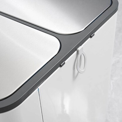 Artikelbild 15 für helit the classy Mülltrenner 2x 12 l weiß, Artikelnummer 223499