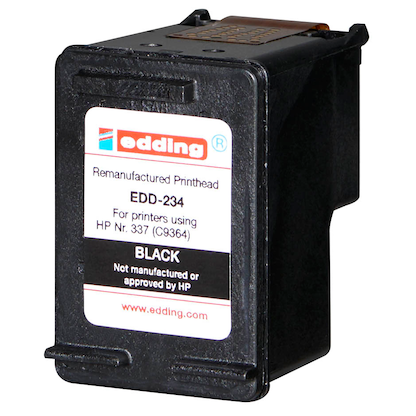 Artikelbild 4 für edding EDD-234 schwarz Druckerpatrone kompatibel zu HP 337 (CH9364EE), Artikelnummer 278267