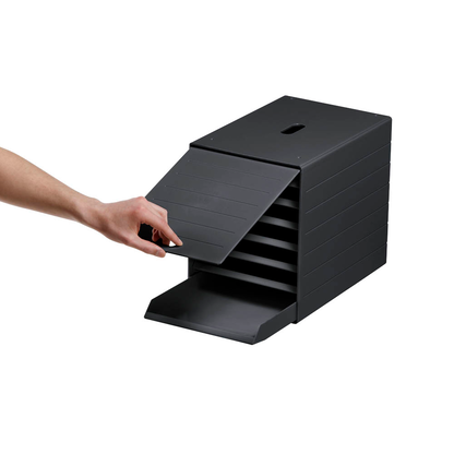 Artikelbild 4 für DURABLE Schubladenbox IDEALBOX PLUS grau 1712001050, DIN A4 mit 7 Schubladen, Artikelnummer 173695