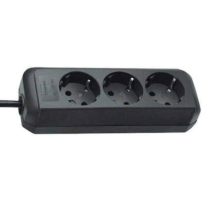 Artikelbild für brennenstuhl Eco-Line 3-fach Steckdosenleiste 1,5 m schwarz, Artikelnummer 554644