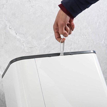 Artikelbild 10 für helit the classy Mülltrenner 2x 12 l weiß, Artikelnummer 223499